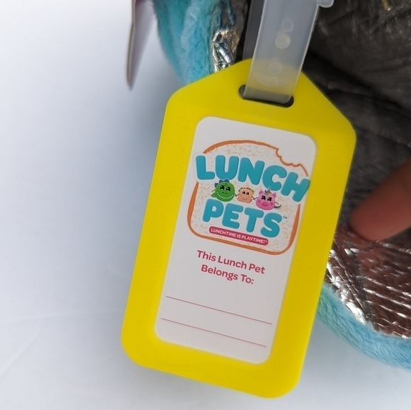 Nwt Lunch Pets Hungry Pup Plush Blue dog Lunch Bag - Picture 5 of 9